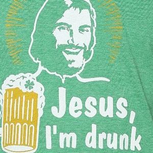 Solid Threads Jesus, Im Drunk t shirt